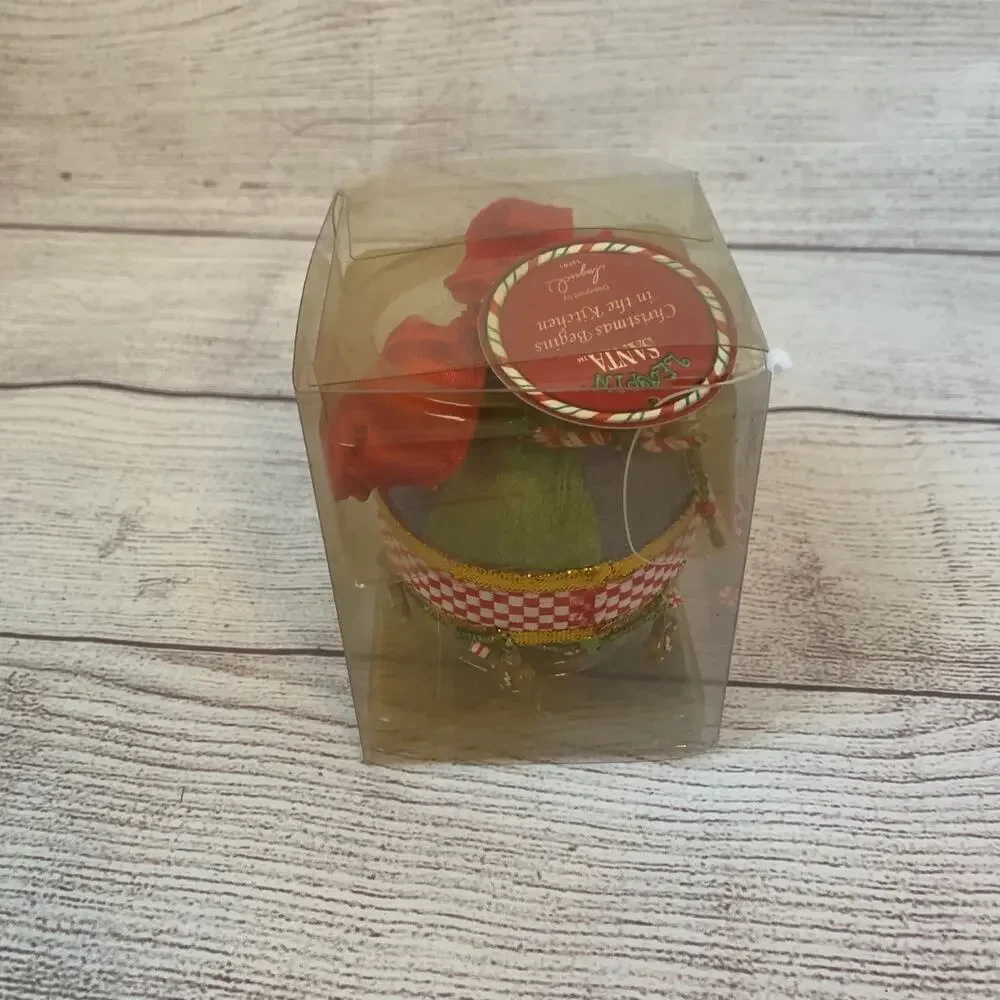 Leapin' Santa Vintage Christmas Ornament Bulb Christmas Begins In the Kitchen